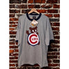 Chicago Cubs Cooperstown Collection Majestic T-Shirt XL Gray Logo Ringer NWT