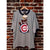 Chicago Cubs Cooperstown Collection Majestic T-Shirt XL Gray Logo Ringer NWT
