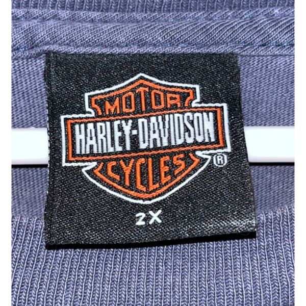 Harley Davidson Frontier Lincoln, Nebraska USA 2XL Rare Biker T Shirt Tee