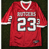 Rutgers Nike Football Jersey Brian Leonard 23 Mens Large Authentic Red Vintage