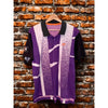 Nike Challenge Court Andre Agassi Purple Voltage Polo Shirt Mens L 1991 Vintage