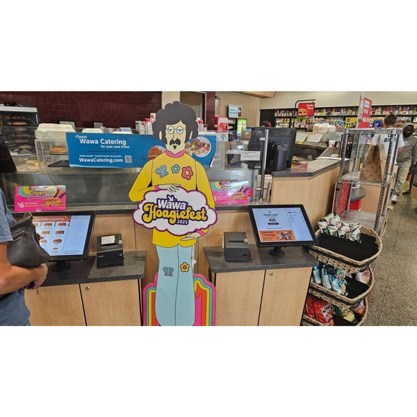 WAWA Hoagiefest Store Display Hoagieman Beatles John Lennon Standee 2025
