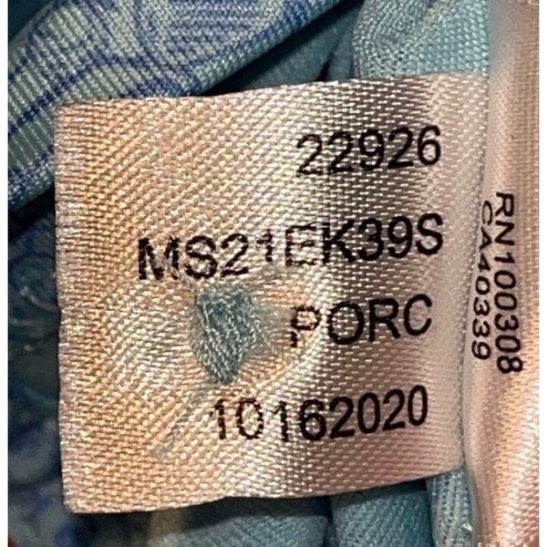 Peter Millar Tillis Polo Blue AOP Caddyshack Spring Brook Country Club Sz. L