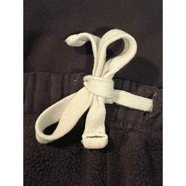 Roots Canada Sweatpants Men’s Large Navy Blue Open Leg Fleece Pants L/G