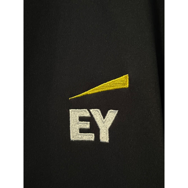 Zero Restriction Z500 Tour Series 1/4 Zip L NWOT Black Ernst & Young EY Logo $185
