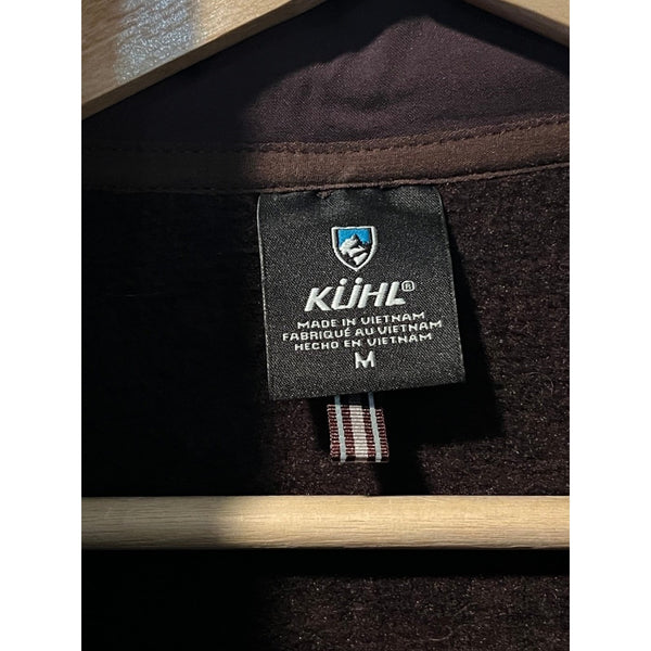 Kuhl Ascendyr 1/4 Zip Fleece Womens M Ganache Pullover Hiking Top MSRP $110