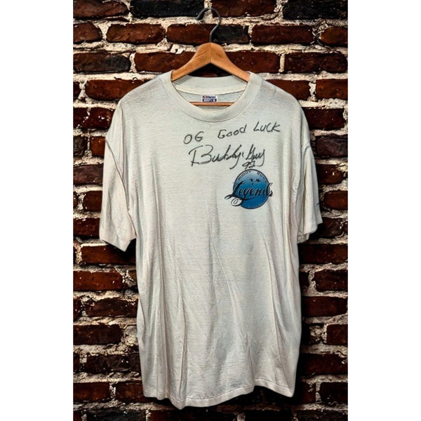 Buddy Guy Legends Chicago T Shirt XL Signed Autographed Blues USA Vintage 1992