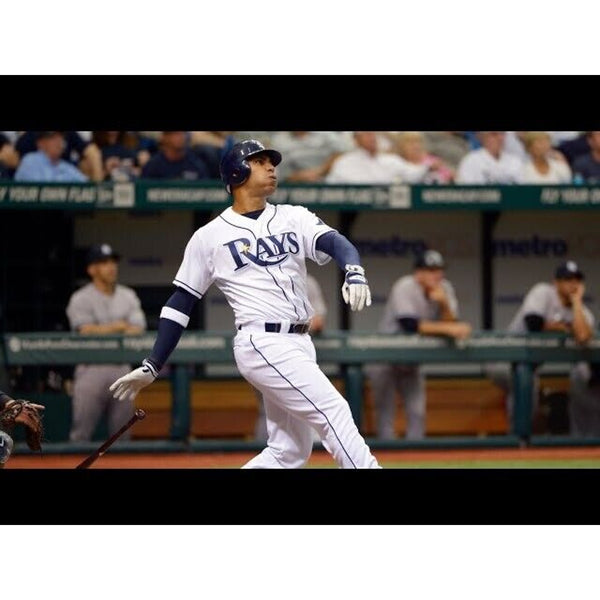 Carlos Pena Tampa Bay Rays Autographed ROML Baseball MLB