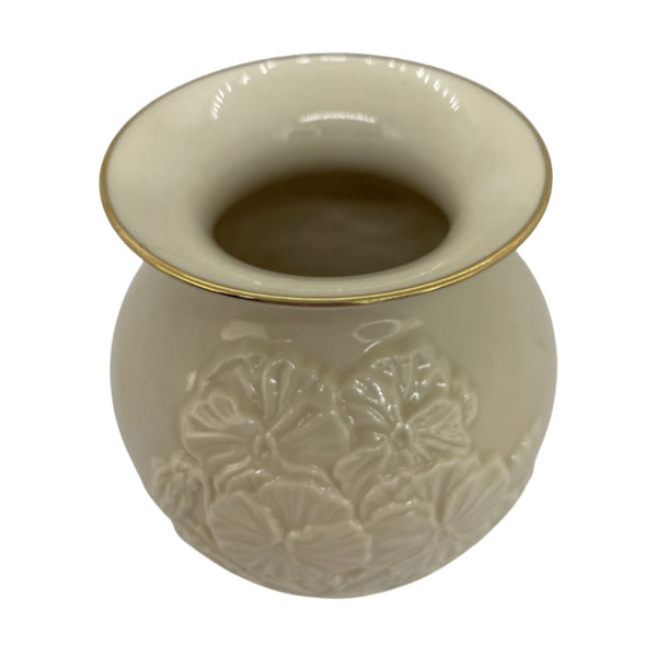 Lenox Perfect Pansies Vase 1997 Edition Mothers Day Collection - EUC - In Box