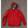 L.L.Bean Katahdin Iron Works Sherpa Lined Full Zip Hoodie Red Men’s Medium
