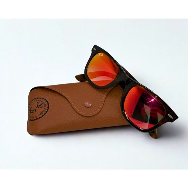 Ray-Ban RB4340 Wayfarer Sunglasses Tortoise 50-22-150 Italy w/ Case & Cloth