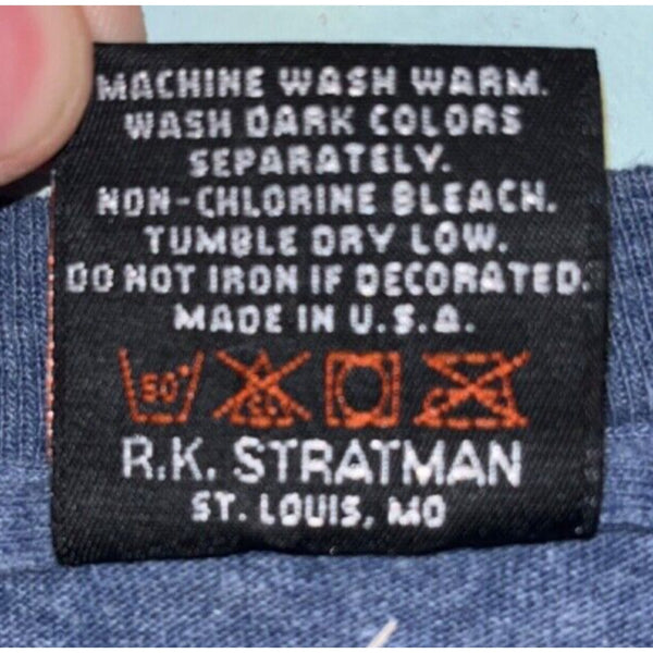 Harley Davidson Washington D.C. 1987 Single Stitch Shirt Sz L Vintage