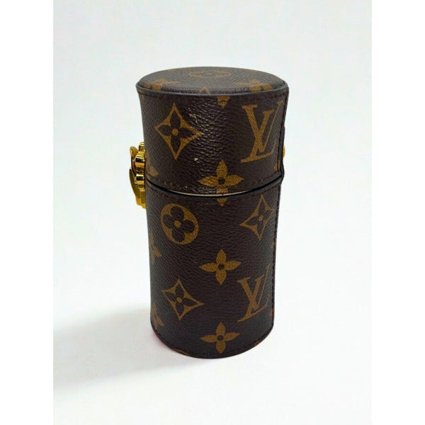 Louis Vuitton Monogram 100ML Travel Perfume Case Brown LS0153 PL4109