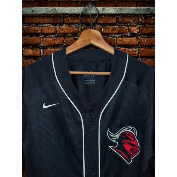 Rutgers Scarlet Knights Nike Vapor Dinger Baseball Jersey Men’s M Black