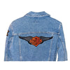 Arizona Harley Davidson Patches Denim Jean Motorcycle Jacket Sz. S Vintage