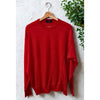 Brioni Roma Red 100% Cashmere Crewneck Sweater Men’s 2XL Made in Italy