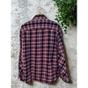 Gap x Pendleton Flannel Shirt Men XL Red Navy Plaid Cotton Double Pocket