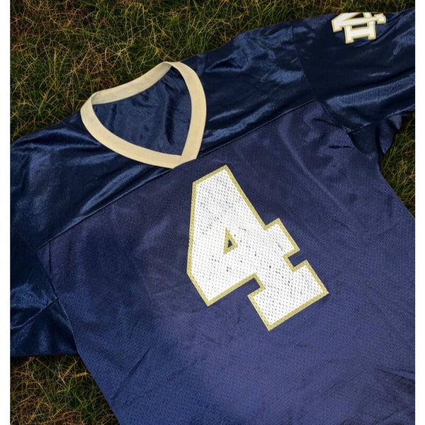 Notre Dame Fighting Irish #4 Football Jersey Champion Made in USA Mens Large 44