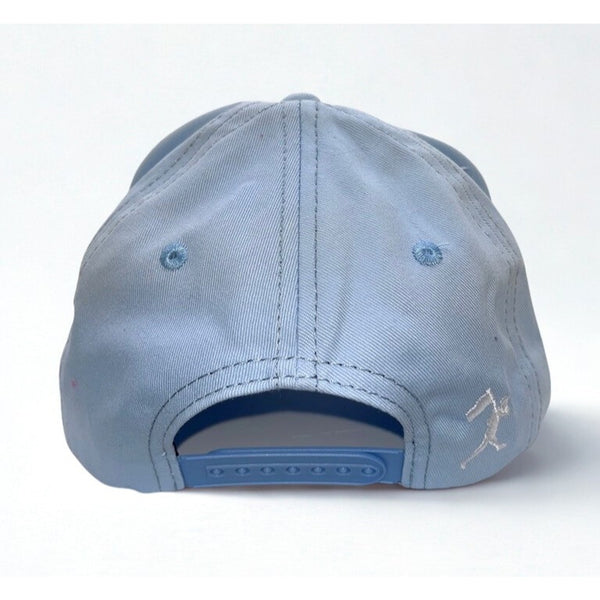 Bat Bros Baseballism Five Panel Snapback Hat Light Blue Rare EUC
