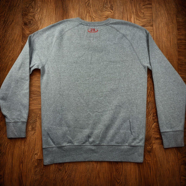 Under Armour Roots of Fight Cassius Clay Crewneck Sweatshirt Gray XL EUC
