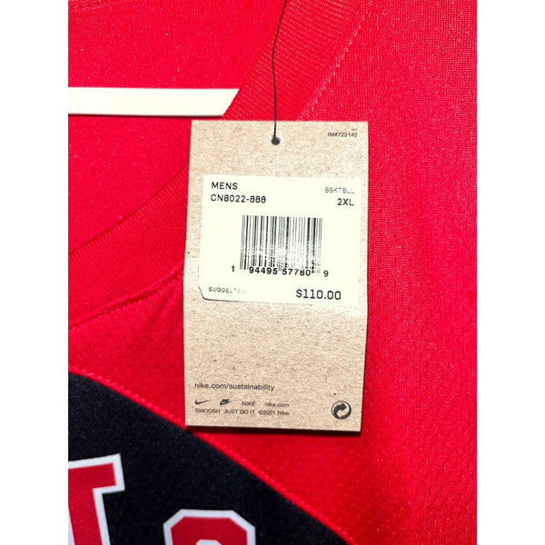 Pascal Siakam Toronto Raptors Nike Swingman Jersey Red 56 2XL NWT NBA