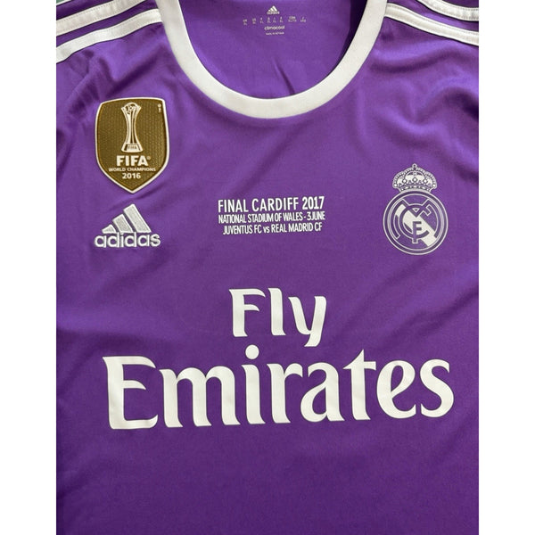 Real Madrid Cristiano Ronaldo 2016-17 Away Jersey XL Adidas AI5159 Cardiff UCL