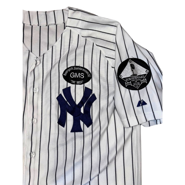Robinson Cano New York Yankees Bob Sheppard George Steinbrenner Majestic Jersey Sz. 52 2XL