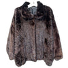 Ranch Mink Fur Coat Severyn Furs Short Jacket Womens Sz 10 PRISTINE Stored VTG