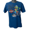 Harley Davidson Riding Caricature Chester Spring Pennsylvania Sz M Biker T Shirt