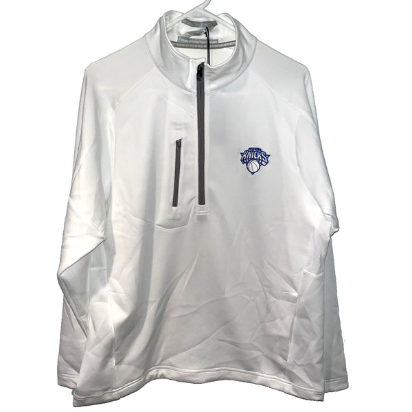 New York Knicks Zero Restriction Z500 1/4 Zip Pullover L330 Sz L Coinbase Crypto