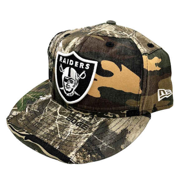 Las Vegas Raiders New Era Realtree Patchwork Camo 59FIFTY Fitted Hat 7 3/4 (2)