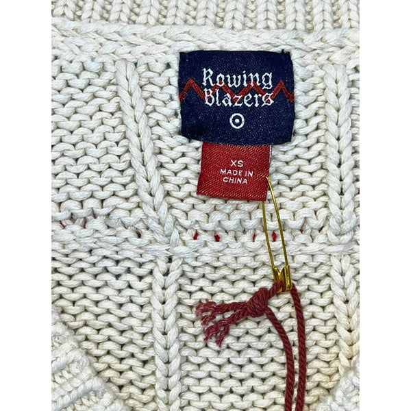 Rowing Blazers x Target Croquet Stripe Cable Knit Sweater Unisex XS NWT Sold Out