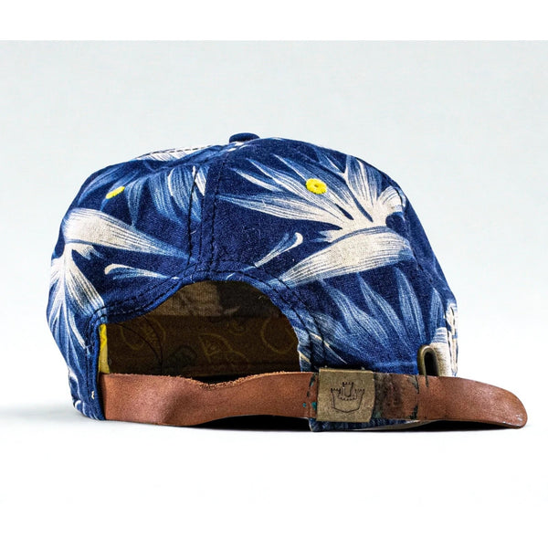 Goorin Bros Life of Leisure Kava Dreams Hat Hawaiian Floral Strapback Rare EUC