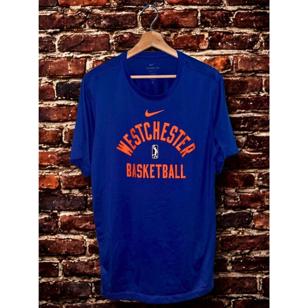 Westchester Knicks NBA G-League Nike Team Issued Practice Warm Up Shirt Sz. LT