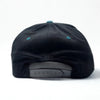 San Jose Sharks Reebok Snapback Hat NHL Vintage Teal Black OSFM New Retro Cap