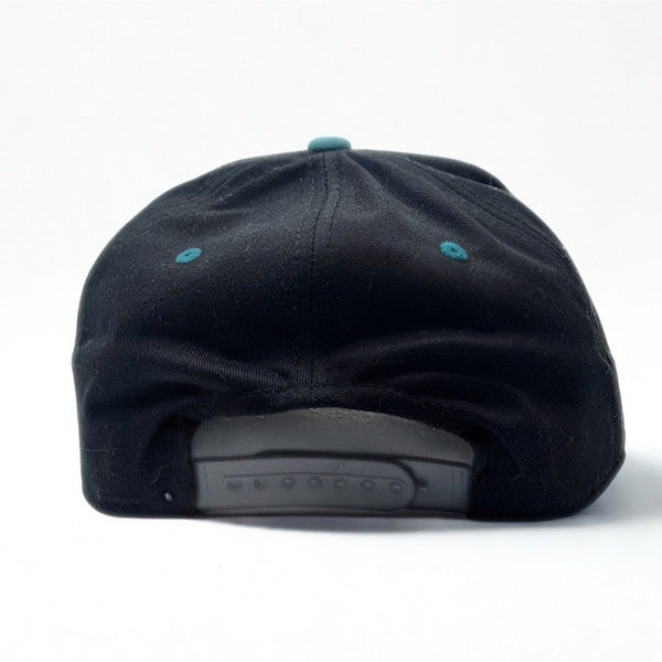 San Jose Sharks Reebok Snapback Hat NHL Vintage Teal Black OSFM New Retro Cap