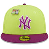 New York Yankees MLB Big League Chew Sour Apple 59FIFTY Fitted Hat 7 3/8 No Pin