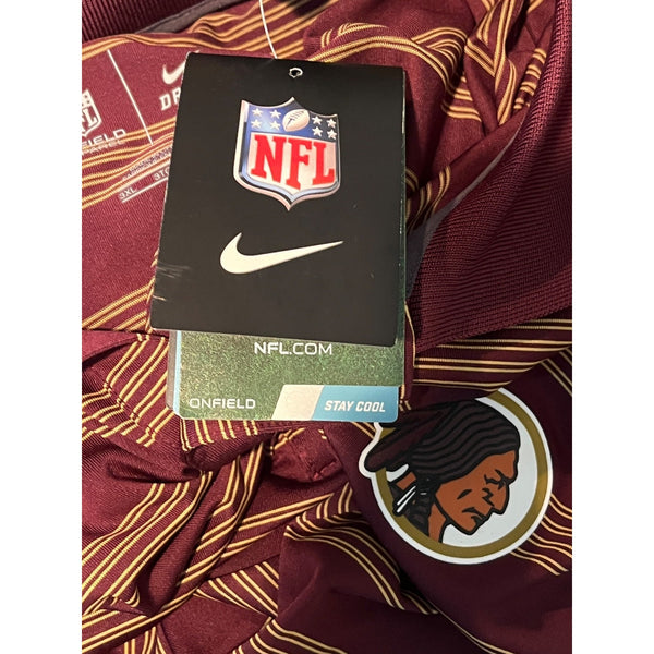 Washington Redskins Nike Dri-FIT NFL On Field Striped Polo Shirt 3XL NWT Rare