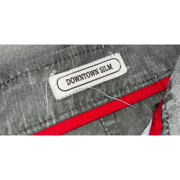 Caffeine NYC Downtown Skinny Jeans Army Fatigue Green 34x32 Vintage Rare EUC