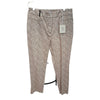 Peserico Graphic-Print Cropped Trousers Camel Butter Size 52 EU 16 US
