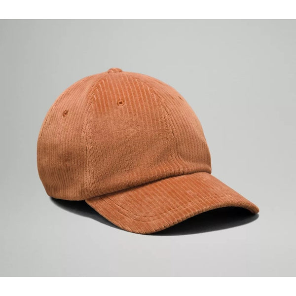 Lululemon Corduroy Ball Cap Brown L/XL Adjustable Strapback NWOT Unisex