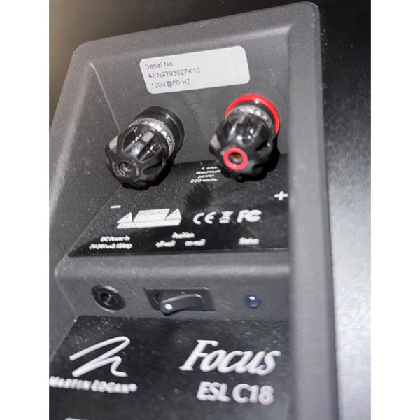 Martin Logan Focus ESL C18 Center Channel Speaker (Single)