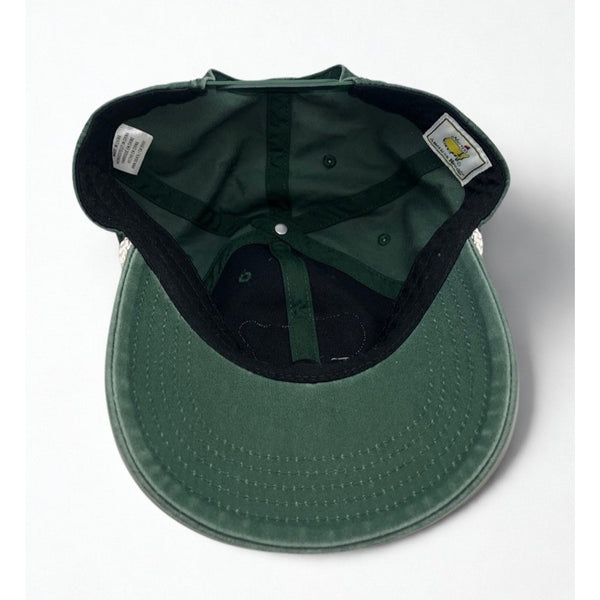 Masters Tournament 2026 Rope Hat Augusta National Green Map Patch Golf Cap NWOT