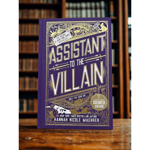Assistant to the Villain Special Edition Hardcover Signed Hannah Nicole Maehrer