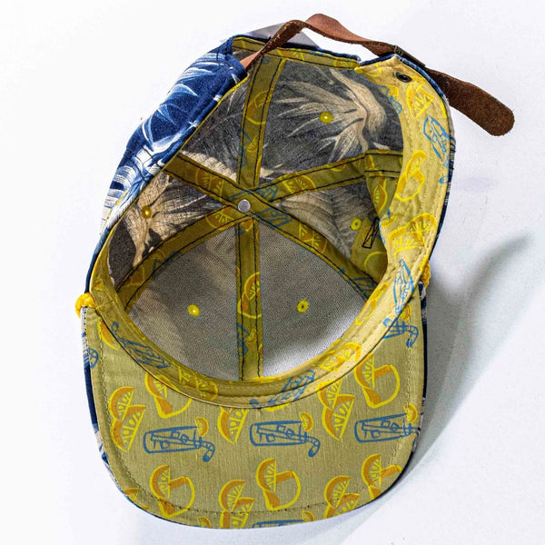 Goorin Bros Life of Leisure Kava Dreams Hat Hawaiian Floral Strapback Rare EUC