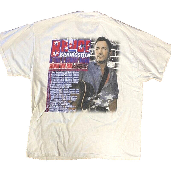 Bruce Springsteen Tee 2003 Grand Central Station Tour Giant Stadium Sz. XL