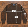 Polo Ralph Lauren Military Commando Shooting Jumper Wool Alpaca Leather Sz L