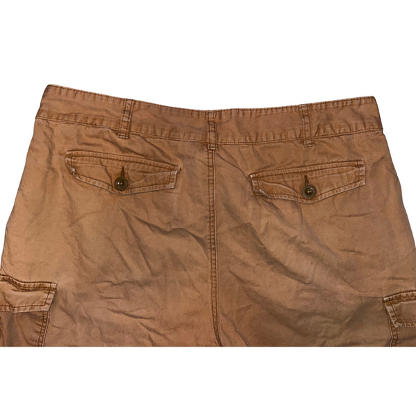 Mountain Warehouse Cargo Shorts Mens W36 Rust Sun Faded Utility Gorpcore Y2K