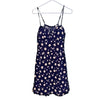 Love Fire Dress Women XL Blue Floral Daisy Sleeveless NWT