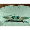 Disney Star Wars Mandalorian Grogu Baby Yoda Spirit Jersey Green 2XL XXL